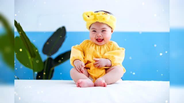贝贝熊儿童摄影萌宝周岁照 乐乐