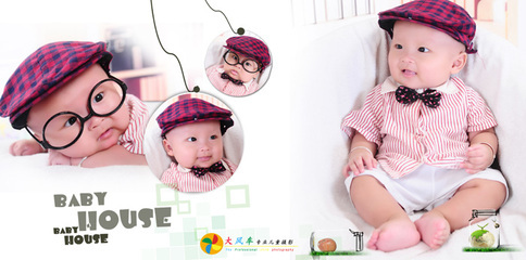 新余大风车专业儿童摄影 为百天宝宝定格珍贵瞬间